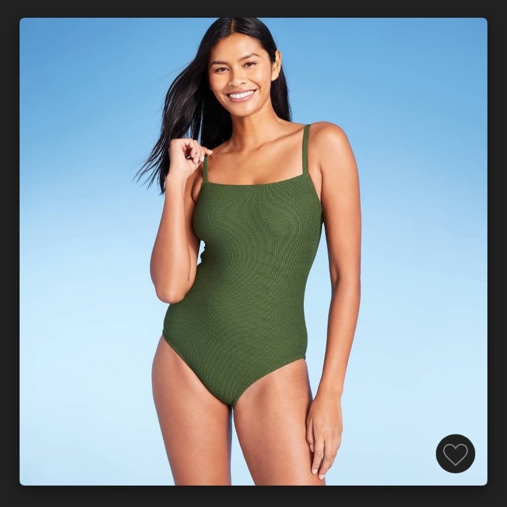 Women’s One Piece Green Swimsuit